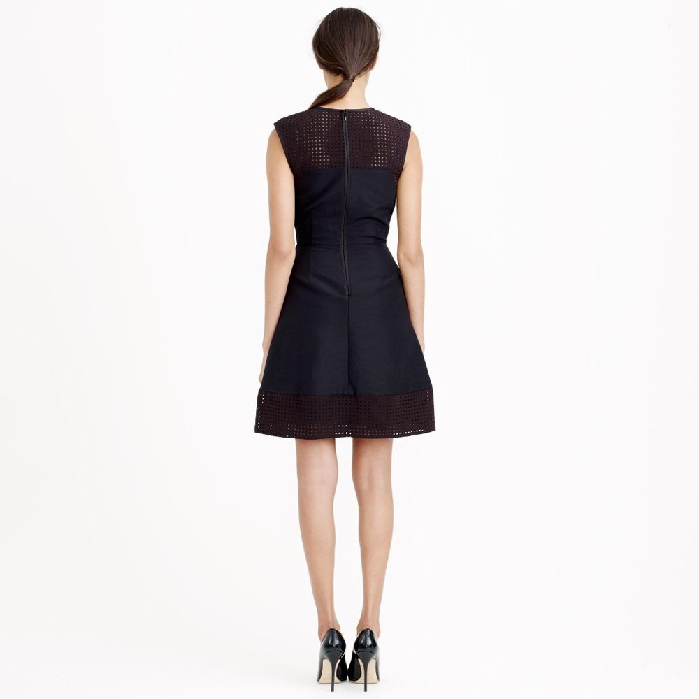 J. Crew Perforated A Line Dress - Picture 6 of 8